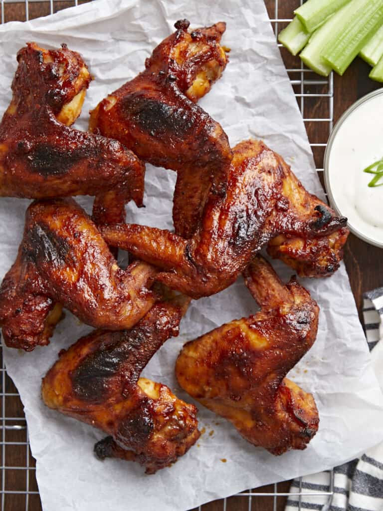 BBQ Smoked Chicken Wings - 6 Piece