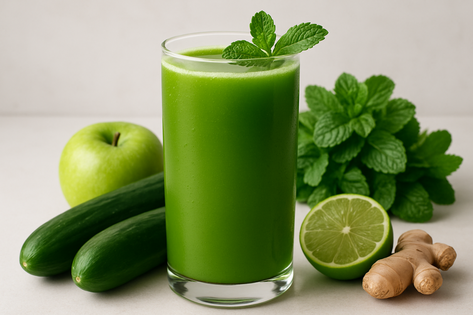 can you take the chunks out of the glass to make it all green juice