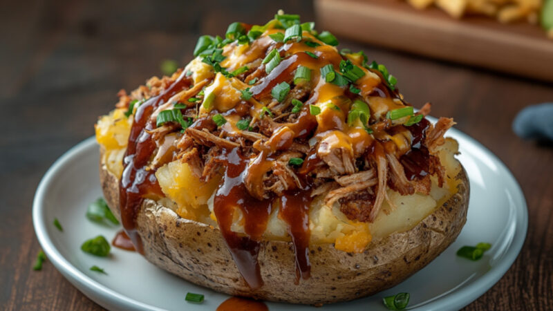 Loaded BBQ Pulled Pork Potato
