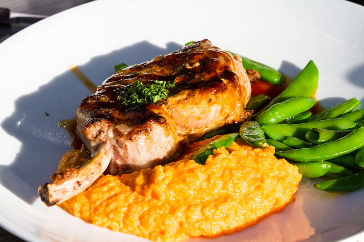 Apple Cider Glazed Pork Chop